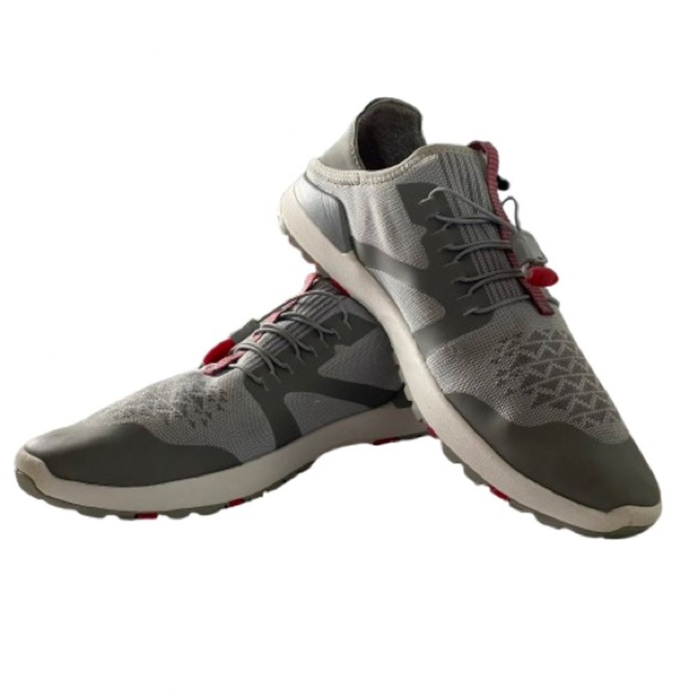 OluKai Women’s Miki Trainer Shoe Size 9 Gray & Pink Toggle Lace Everyday Comfort